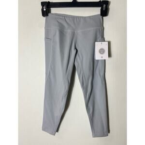 NWT Girls Willit Gray Althletic Leggings Sz XS